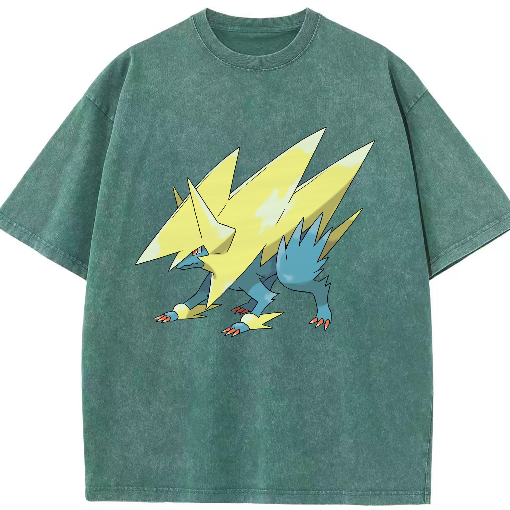 （画像用） ポケットモンスター Pokémon 綿100% ヴィンテージ風 半袖Tシャツ（フロントプリント）